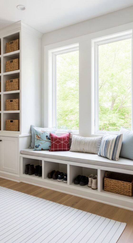 20 Cozy Small Living Room Ideas With Shoe Racks That Maximize Space