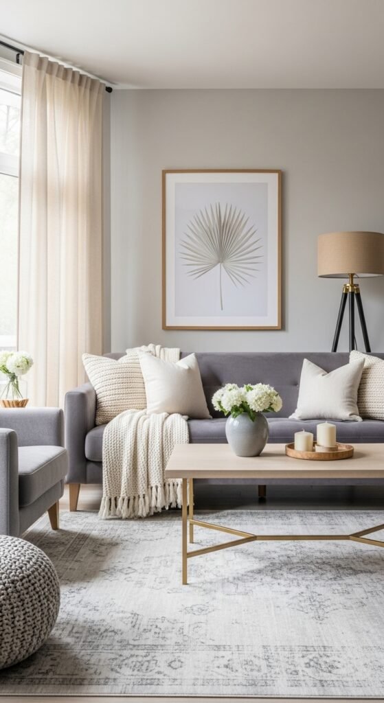 32 Aesthetic Grey Living Room Ideas That Feel Cozy and Modern