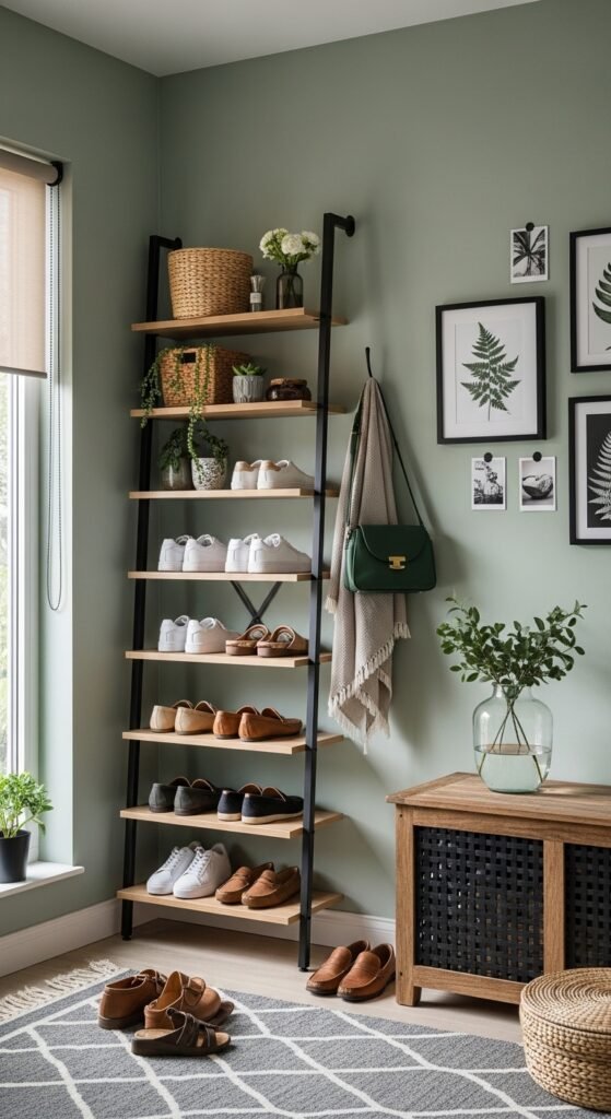 20 Cozy Small Living Room Ideas With Shoe Racks That Maximize Space