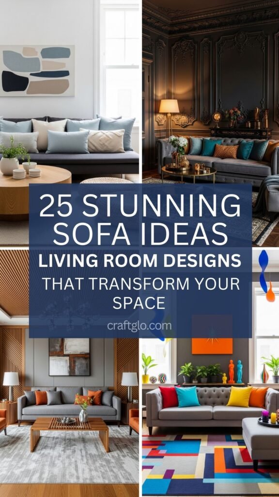25 Stunning Sofa Ideas Living Room Designs